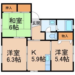 シャーメゾン打田の物件間取画像